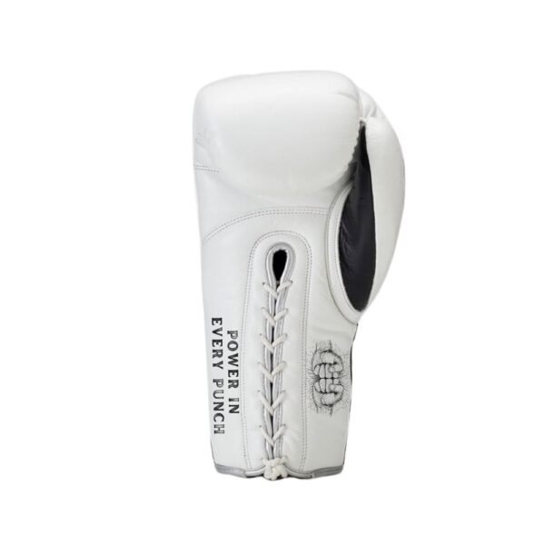 Viper X Lace-Up Sparring Gloves White 13 - Image 3