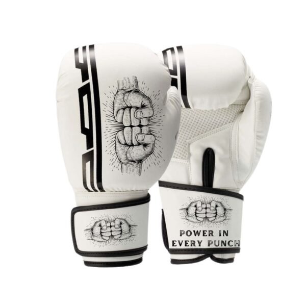 Armaplus White Boxing Gloves15